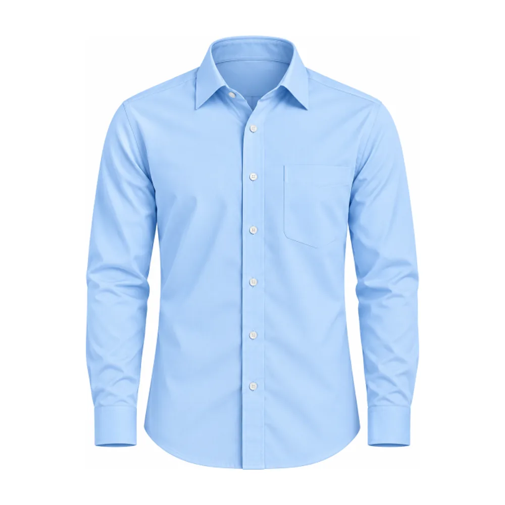 Camisa Dobby Manga Larga Caballero