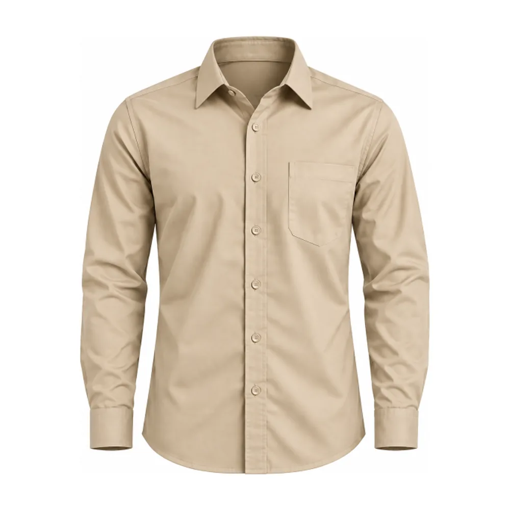 Camisa de Gabardina Manga Larga Caballero, foto 2
