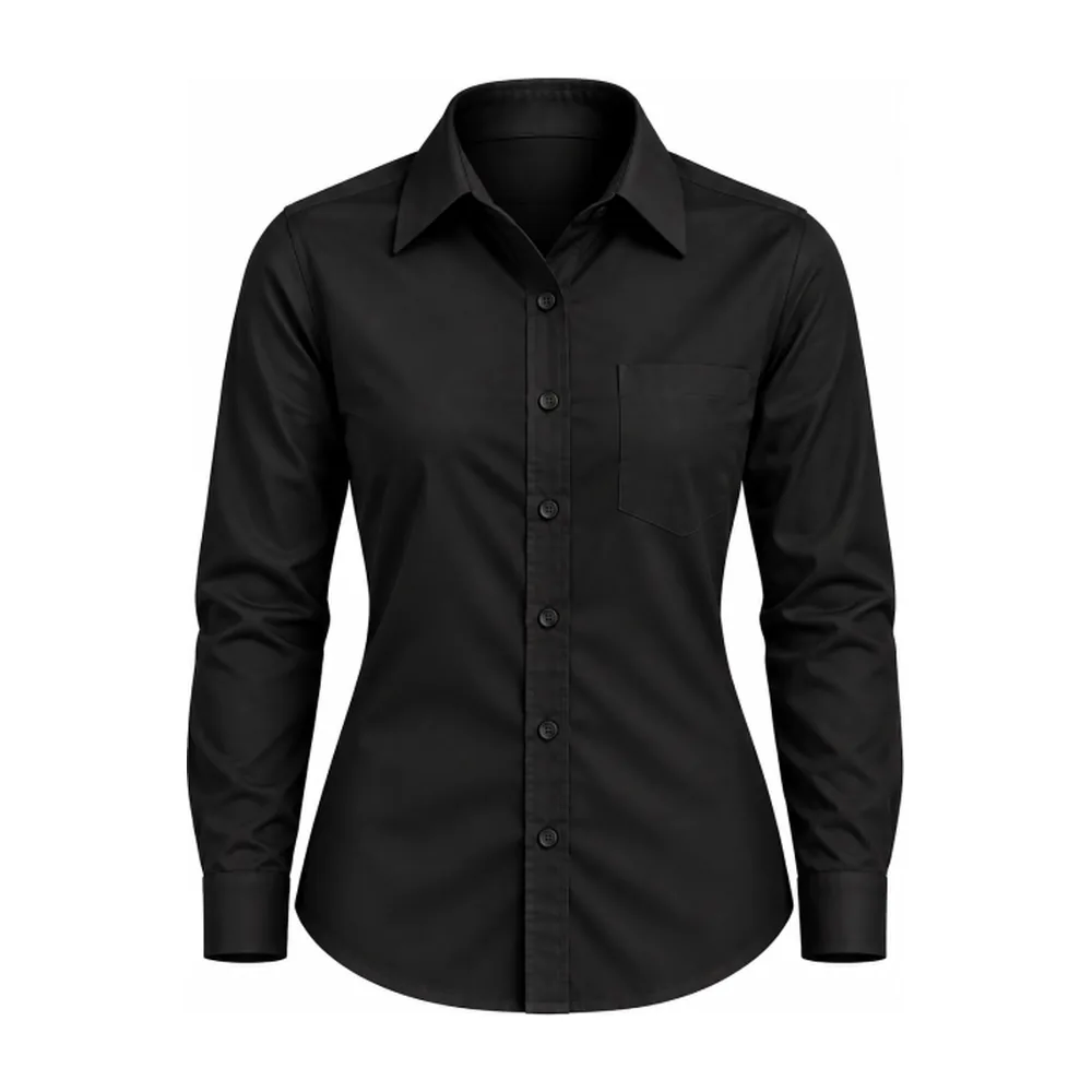 Camisa de Gabardina Manga Larga Dama, foto 5