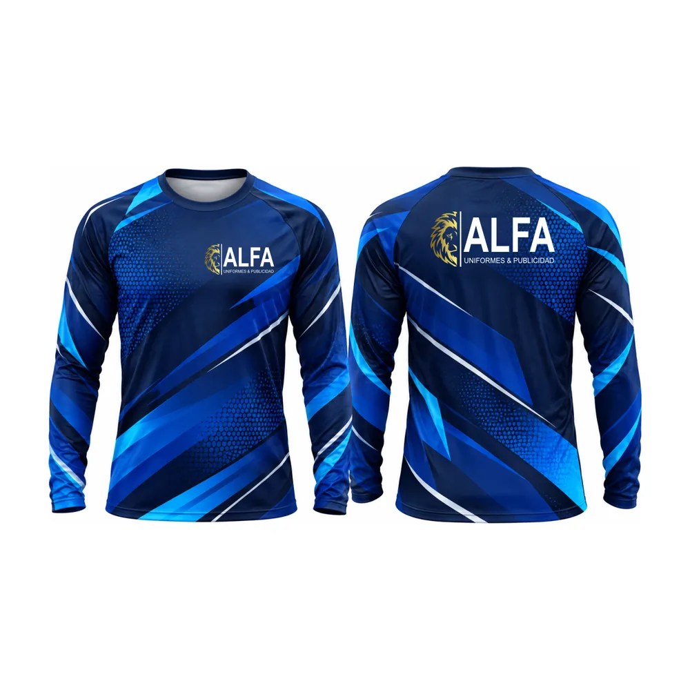 Playera Manga Larga Full Print