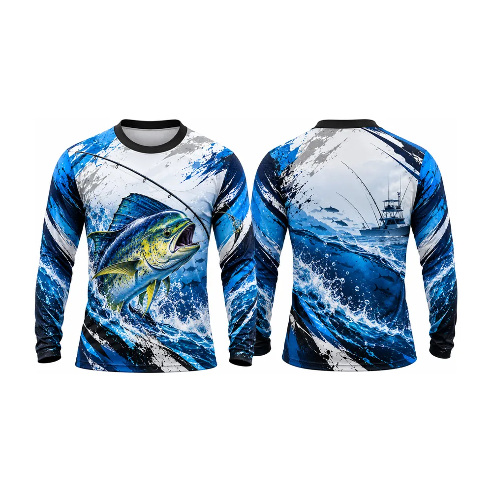 Playera de Pesca Full Print