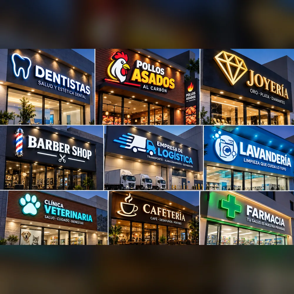 Letras 3D y Anuncios Luminosos